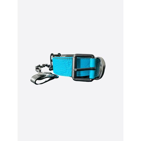 Louis Vuitton Blue Monogram Signature Chain Belt - Picture 1 of 4